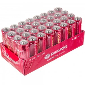 Алкалиновая батарейка DAEWOO LR 6 ENERGY Alkaline 2021 Pack-32 5030053
