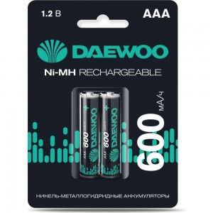 Аккумулятор DAEWOO AAA ( 600mAh) Ni-MH BL-2 5043114