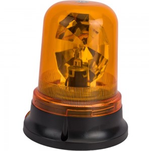 Проблесковый маяк ДАЛИ-авто 24V галоген, магнит + стационар. желтый DA-00504