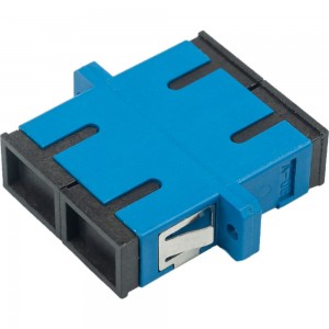 Оптический проходной адаптер DATAREX SC-SC OS2 дуплекс duplex синий DR-541002
