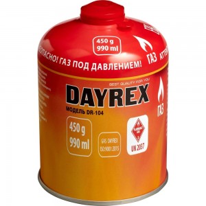Газовый баллон DAYREX-104 450 гр. 629936 00-00000997