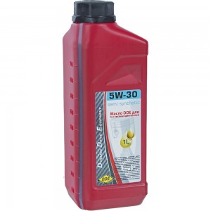 Масло 5W-30 (полусинтетическое, бензин/дизель, 1 л) DDE S-SAE5W-30