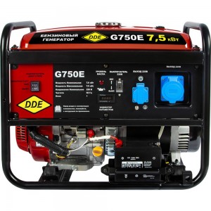 Бензиновый генератор DDE G750E 917-460