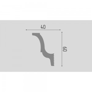 Карниз Де-Багет П14 00000002696