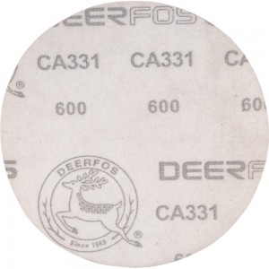 Круг шлифовальный на бумаге СА331 (150 мм; без отверстий; Р600) Deerfos 7930091773725