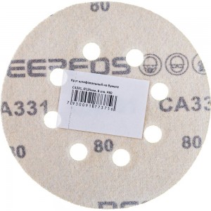 Круг шлифовальный на бумаге СА331 (125 мм; 8 отверстий; Р80) Deerfos 7930091773756