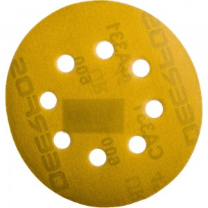 Круг шлифовальный на бумаге СА331 (125 мм; 8 отверстий; Р600) Deerfos 7930091773879