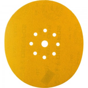Круг шлифовальный на бумаге СА331 (225 мм; 9 отверстий; Р180) Deerfos 7930091774111