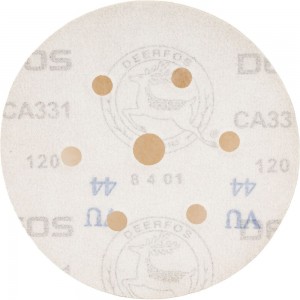 Круг шлифовальный на бумаге СА331 (150 мм; 6+1 отверстий; Р120) Deerfos 7930091773459