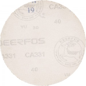 Круг шлифовальный на бумаге СА331 (150 мм; без отверстий; Р40) Deerfos 7930091773572