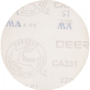 Круг шлифовальный на бумаге СА331 (125 мм; без отверстий; Р220) Deerfos 7930091773961