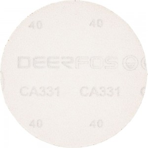 Круг шлифовальный на бумаге СА331 (125 мм; без отверстий; Р40) Deerfos 7930091773893