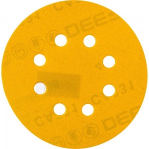 Круг шлифовальный на бумаге СА331 (125 мм; 8 отверстий; Р400) Deerfos 7930091773855