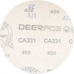Круг шлифовальный на бумаге СА331 (150 мм; без отверстий; Р400) Deerfos 7930091773701