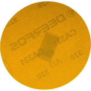 Круг шлифовальный на бумаге СА331 (125 мм; без отверстий; Р320) Deerfos 7930091773992