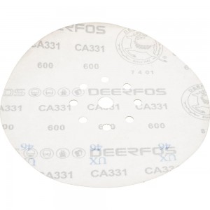 Круг шлифовальный на бумаге CA331 (225 мм; 9 отверстий; Р600) Deerfos 7930091775927