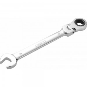 Комбинированные трещоточные шарнирные ключи в наборе DEKO RW02 8-17 мм, 6 предметов 065-0550