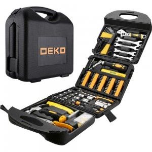 Универсальный набор инструмента для дома и авто в чемодане DEKO DKMT165 065-0742