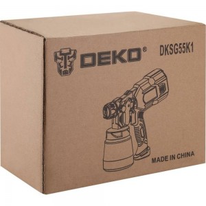 Электрический краскопульт DEKO DKSG55K1 HVLP 018-1043