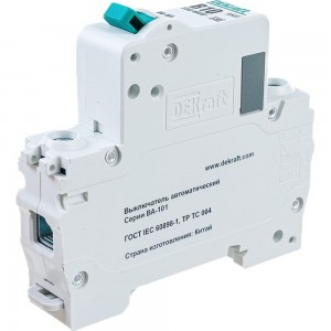 Автоматический выключатель DEKraft ВА101-1P-010A-B 11005DEK 152492