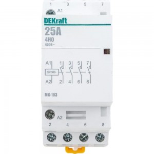 Модульный контактор Dekraft МК103-025A-230B-40 18067DEK