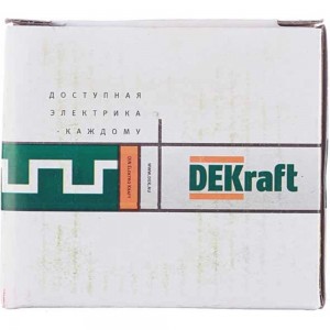 Выключатель дифференциального тока DEKraft 2P 25А 30мА тип AC 6кА УЗО-03 14207DEK