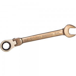 Комбинированный трещоточный ключ с шарниром 16 мм ДТ 100/5 Дело Техники 515416