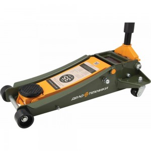 Подкатной домкрат Дело Техники двухплунжерный, 3.5 тонны, 100-533 мм 904435