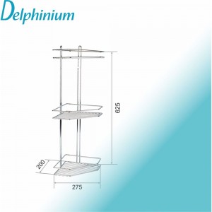 Тройная угловая полка Delphinium F-632 AE-672 101035