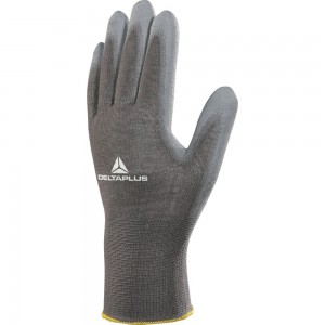 Полиэстеровые перчатки с полиуретановым покрытием Delta Plus VE702PG, р. 9 VE702PG09