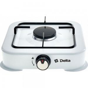 Одноконфорочная газовая плита Delta D-2205 цвет белый Р1-00009959