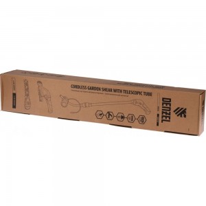 Аккумуляторные ножницы-кусторез с телескопической штангой DENZEL G801E 7.2 В, Li-Ion, 1.5 А*ч 96815