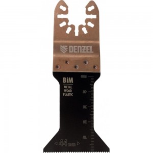 Насадка режущая по металлу и дереву для МФИ (44х1.4 мм; Т-образная; BiM; мелкий зуб) Denzel 782307