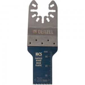 Насадка режущая пазовая прямая HCS по дереву 20х1.4 мм мелкий зуб для МФИ Denzel 782309