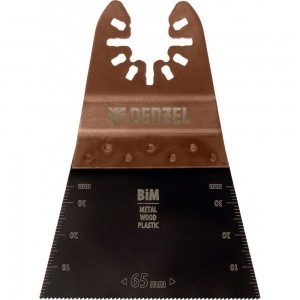 Насадка режущая прямая BiM по металлу и дереву 65x1.2 мм мелкий зуб для МФИ Denzel 782303