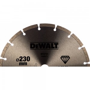 Диск алмазный сегментированный универсальный (230х22,2 мм) DeWALT DT 3731