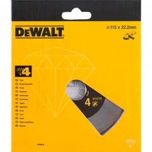 Диск алмазный отрезной (115х22.2 мм) для УШМ DeWALT DT 3735