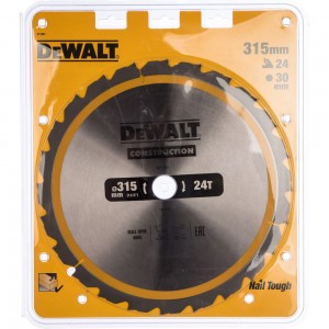 Пильный диск CONSTRUCT (315х30 мм; 24 ATB) DEWALT DT1961