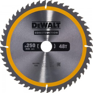 Пильный диск CONSTRUCT (250х30 мм; 48 ATB) DEWALT DT1957