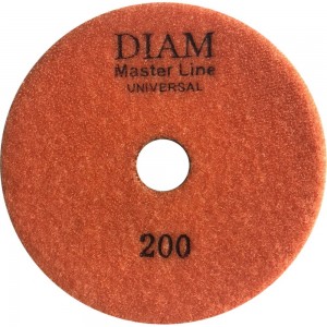 Круг алмазный гибкий шлифовальный АГШК Master Line Universal №200 (125х2.5 мм) DIAM 000645