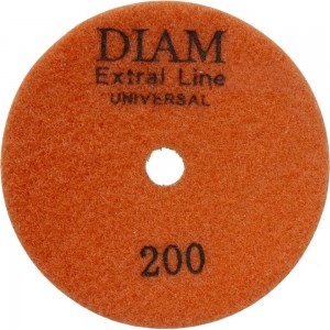 Круг алмазный гибкий шлифовальный Extra Line Universal №200 (100х2.5 мм; сухая/мокрая) DIAM 000674