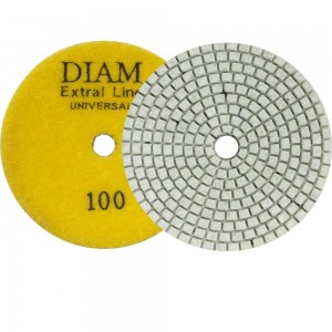 Круг алмазный гибкий шлифовальный Extra Line Universal №100 (100х2.5 мм; сухая/мокрая) DIAM 000673