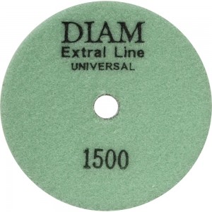 Круг алмазный гибкий шлифовальный Extra Line Universal №1500 (100х2.5 мм; сухая/мокрая) DIAM 000677
