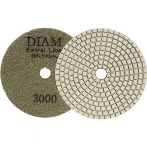 Круг алмазный гибкий шлифовальный Extra Line Universal №3000 (100х2.5 мм; сухая/мокрая) DIAM 000678