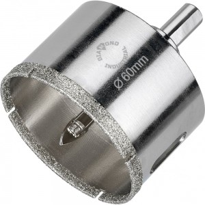 Коронка алмазная по керамограниту и керамике с центрирующим сверлом 60 мм Diamond Industrial DIDCSC060