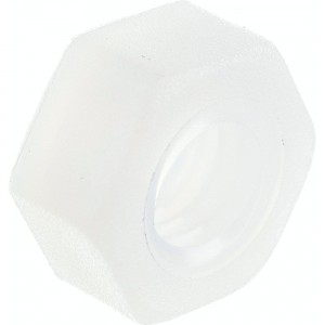Шестигранная полиамидная (пластиковая) гайка DINFIX DIN 555, М6, 10 шт. 00-00001223