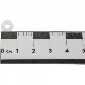 Шестигранная полиамидная (пластиковая) гайка DINFIX DIN 555, М4, 50 шт. 00-00001221