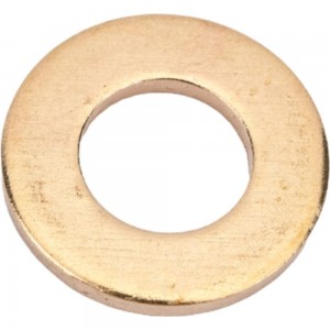 Круглая шайба без фаски DINFIX DIN 125А, латунь, М10, 10 шт. 00-00001736