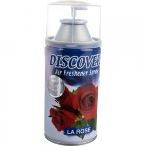 Сменный баллон для автоматического освежителя DISCOVER LA ROSE 320 мл цветок розы DSR 0016-22