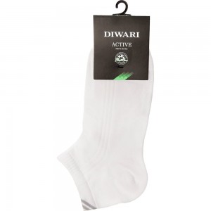 Мужские короткие носки DIWARI ACTIVE 7С-37СП, р.29, 018 белый 1001330030050015018